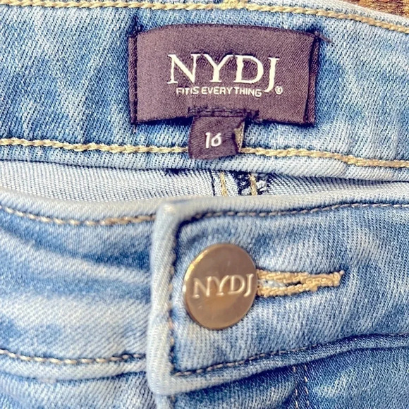 NYDJ Ami Ankle Lift Tuck Skinny Jeans Size 16 - Picture 7 of 10